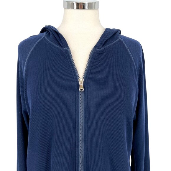 Lauren Ralph Lauren Active Zip-Up Hoodie Lightweight Navy Blue Size 1X - Picture 4 of 13